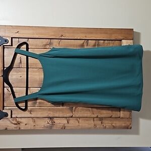 Aritzia Babaton Jade Green Spaghetti Strap Mini Dress Size 4